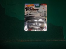 Hot Wheels Fast & Furious Silver '70 Chevy Nova SS 4/5 Real Rider Die Cast 1:64