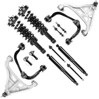 Fits Lincoln Mark LT 06-08 w/Control Arm TieRod Sway Bar Rear Shocks Front Strut