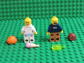 Lot of 2 LEGO Ninjago Movie Minifigures Lauren + Henry 70615 njo0350 njo0351 N54