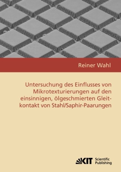 Untersuchung Des Einflusses Von Mikrotexturierungen Auf Den Einsinnigen, öLgesch-image