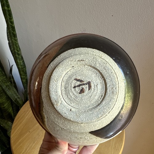 Gorgeous Vintage MCM Japanese Style Stonewear Pottery Bowl Baking Dish Pottery - Picture 7 of 12