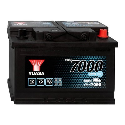 Yuasa 75Ah Autobatterie 12V YBX7096 EFB Start-Stop Starterbatterie 65Ah 85Ah