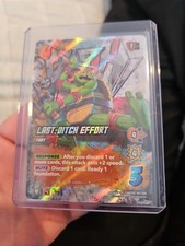 Last-Ditch Effort Teenage Mutant Ninja Turtles Universus 107/186 Foil UR
