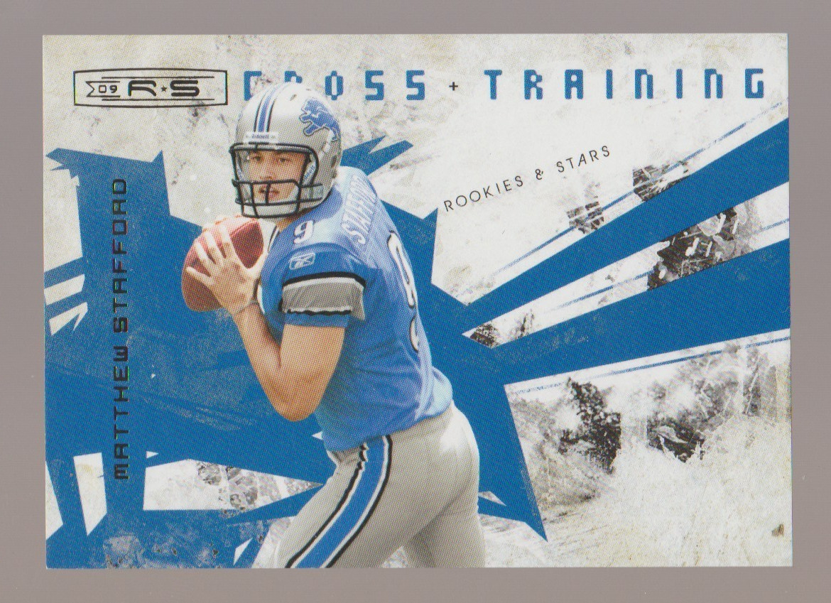 Matthew Stafford Donruss Rookies & Stars Crosstraining #1 Black