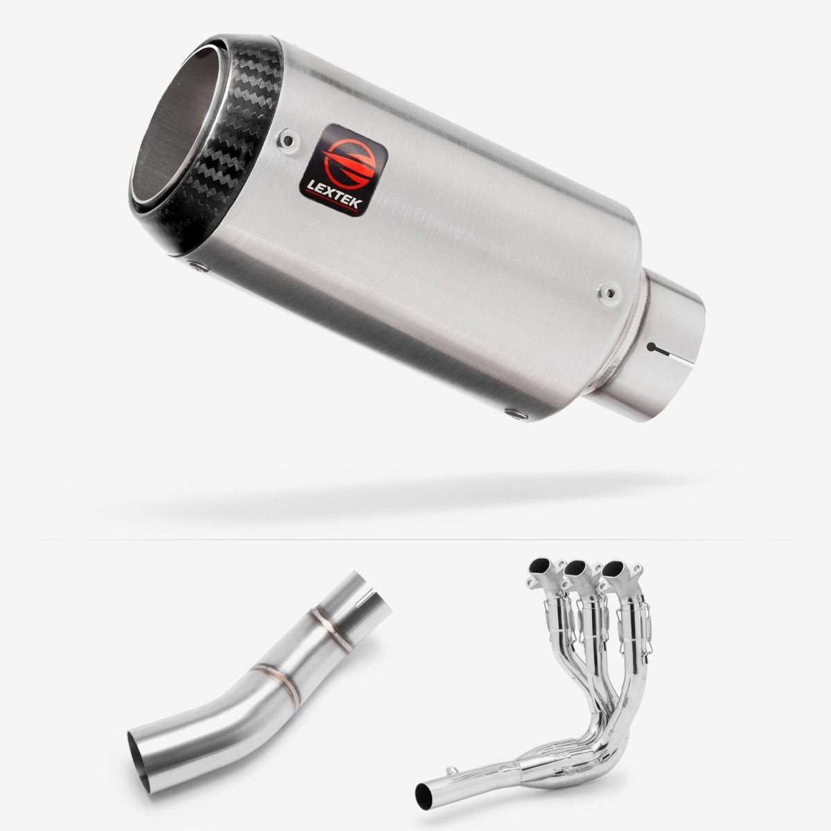 Lextek Stainless Steel CP1 Matt 150mm Exhaust System with Single Lambda Silencer
