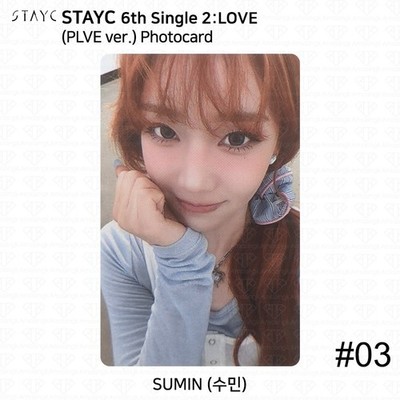 STAYC The 6th Single Album 2:LOVE Photobook/PLVE ver. Photocard | eBay