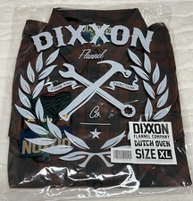 New DIXXON The Dutch Oven Flannel Mens XL BNIB