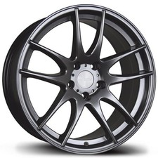 18x8.5 Avid1 Av32 5x114.3 35 Hyper Black Wheels Rims Set4 73.1