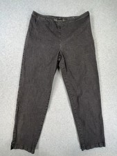 Eileen Fisher Stretch Denim Jogger Pants Dark Gray Women's Size Medium