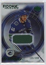 2018 Upper Deck Trilogy 03-04 Retro Rookies Jersey 135/399 Elias Pettersson 10o8