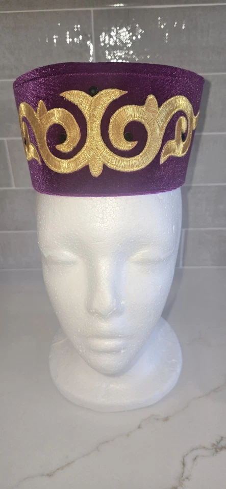 Tocado, Disfraz, Dorado, Hecho a Mano, Danza, Tradicional, Para Mujer, Armenio, Kopi Foto 4 de 4