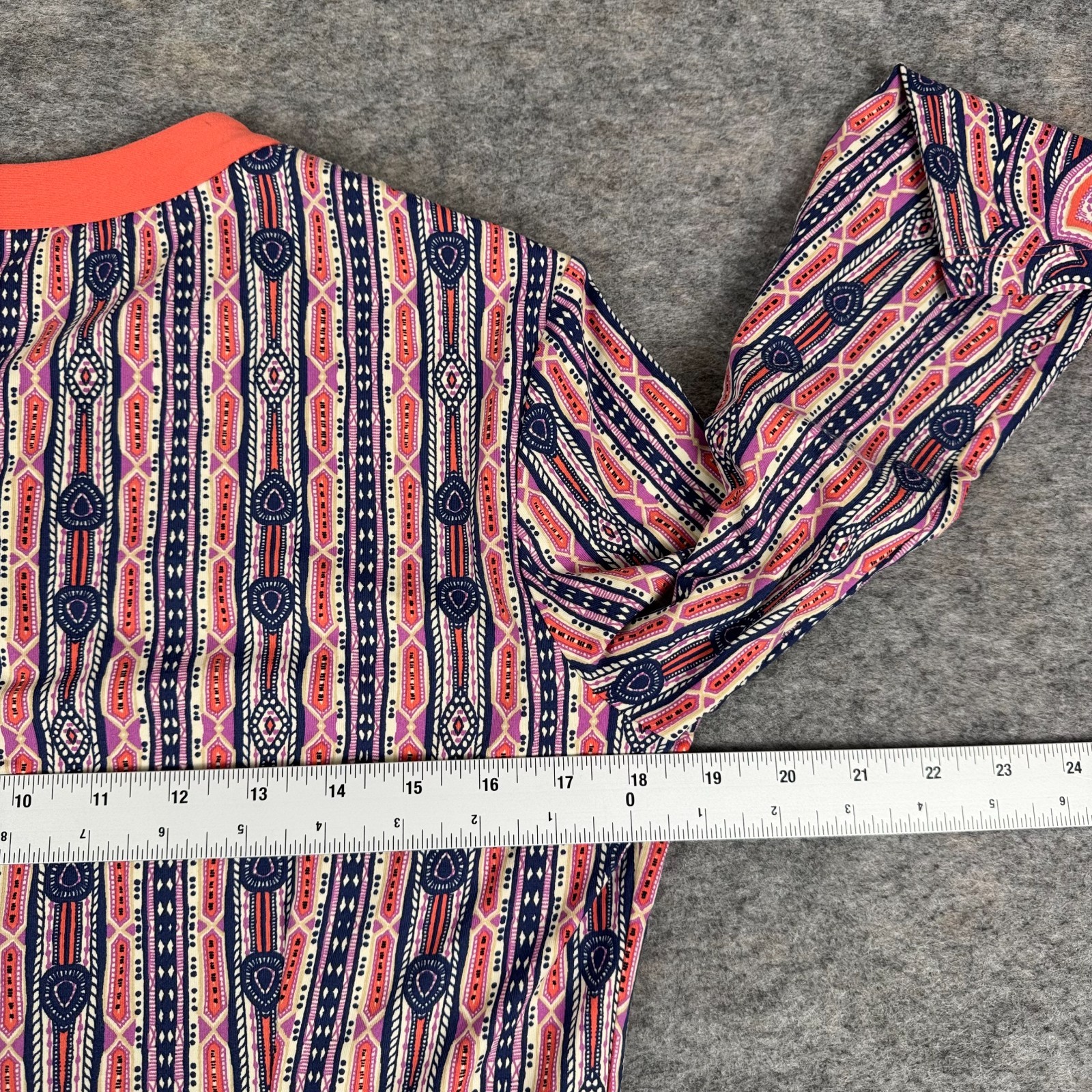 J McLaughlin Biscayne Button Front Tunic Catalina… - image 7