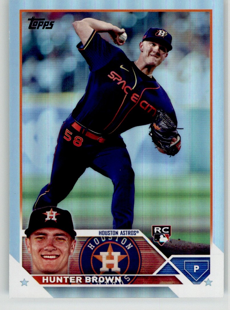 Hunter Brown 2023 Topps Rainbow Foil 111 Houston Astros Rookie