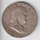 1952-D FRANKLIN HALF-DOLLAR .50¢ DENVER MINT 90% SILVER UNITED STATES OF AMERICA