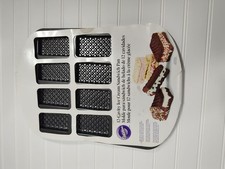 WILTON Ice Cream 12 Sandwich Metal Baking She...