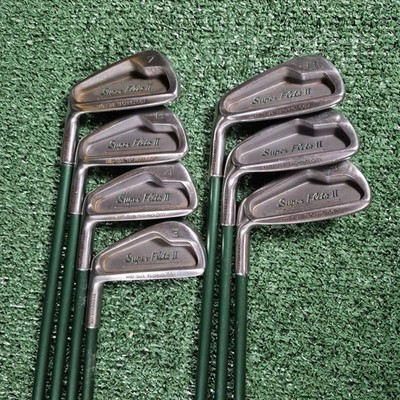 LH Spalding Super Flite II Iron Set 3-PW (missing #5) Graphite Shaft Medium Firm
