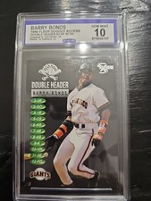 1998 Skybox Dugout Axcess - Double Header Game Barry Bonds #3 DH