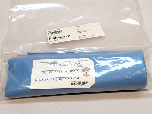 Gulfstream GAR100A2AM0031 Aircraft 1/32 Rubber Sheet .031 Seal Material GAS179C1