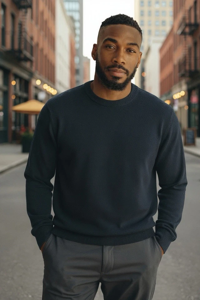 Louis Vuitton Uniformes Equipe Men’s Virgil Abloh Wool Sweater Charcoal Size L - Image 4 of 4