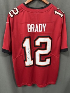 Tom Brady Signed Tampa Bay Buccaneers Nike Football Jersey AUTO Fanatics Sz XL