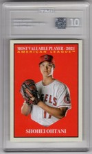 2022 Topps Archives Shohei Ohtani #316 1961 Topps MVP TAG 10 (Not PSA)
