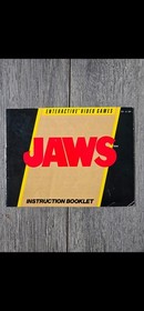 JAWS NES Nintendo Cart And Manual 100% Original Round Circle 💥💥💥