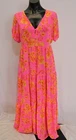 Sugarlips Women's Floral Monaco Tiered Maxi Dress CN6 Hot Rod Small NWT