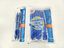 Paper Mate Ball Point Pens Profile 2 Pack Write Bros 10 Pack Blue Ink 12 Piece