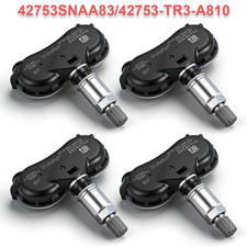 4pcs Tire Pressure Sensor Monitor Tpms 42753-tr3-a810-m1 Set Of 4 Fits For Honda