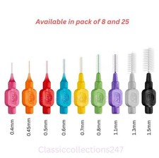 TePe Original Interdental Brushes - Pack of 8/25 *CHOOSE YOUR TYPE*