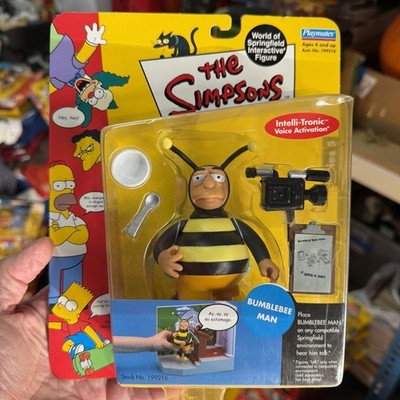 Simpsons World of Springfield Series 5 BUMBLEBEE MAN Interactive Figure NEW