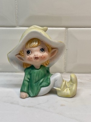 Homeco Pixie Elf Figurine Fantasy Collectible Green Shirt 5213