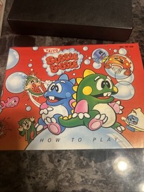 Bubble Bobble (Nintendo NES, 1988) Complete in Box! Circle Seal.