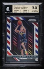 2018-19 Panini Prizm Red White & Blue Michael Porter Jr #32 BGS 9.5 GEM MINT ki9