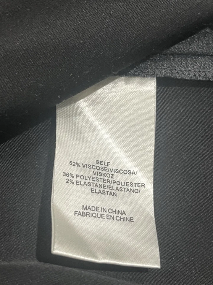 Falda Tibi asimétrica longitud midi gris mezcla viscosa mujer talla 6 Foto 3 de 4