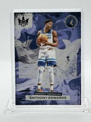 2023-24 Panini Court Kings Blue #49 ANTHONY EDWARDS (#'d / 49) 