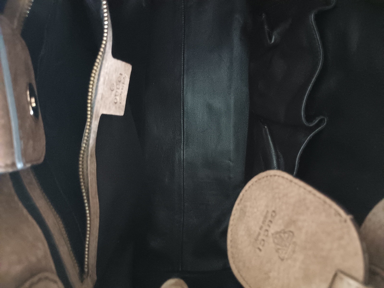 GUCCI Brown Python GG Running Medium  Leather Bag - image 14