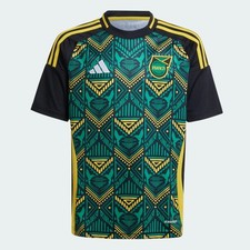 ADIDAS JAMAIKA TRIKOT [GR. 128 - 176] FOOTBALL JAMAICA FEDERATION GRÜN NEU & OVP