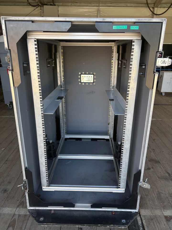 ProCase Rack Flightcase 77x74x91 cm Transportkoffer mit Rollen grau - Bild 3 von 3