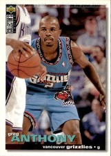 card NBA # 106 Greg Anthony Upper Deck 1996