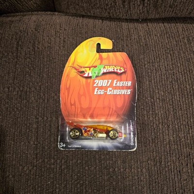 Hot Wheels 2007 Easter Egg-Clusives - Shadow Jet | Red & Gold Easter Eggs