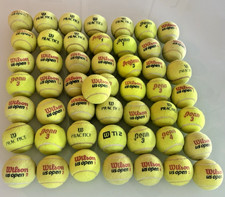 50 Used Tennis Balls Bulk Dog Pet Play Toy Practice School Walker Chair Feet