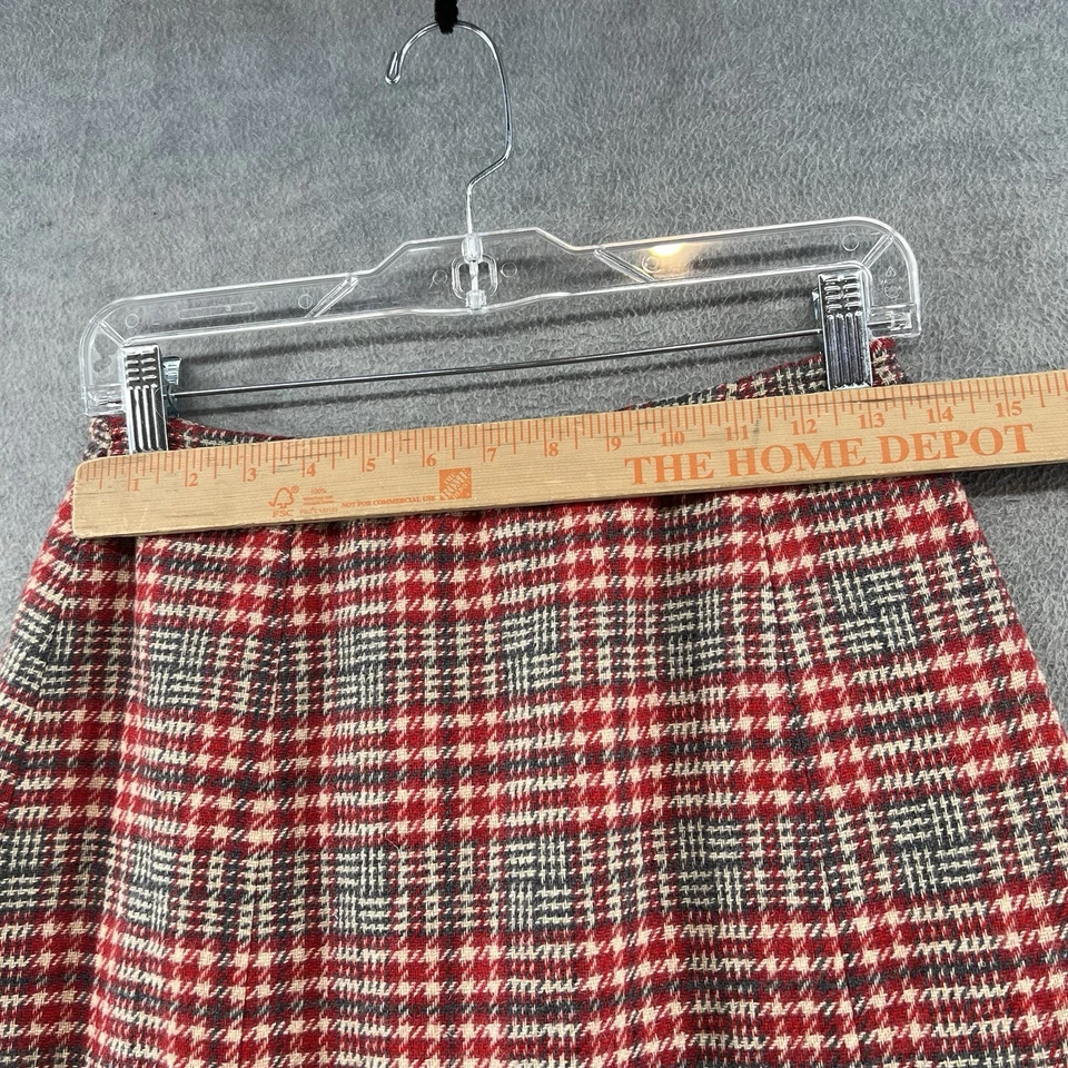 Pendleton Mujer Talla 12 Pura Lana Virgen Hecha en EE. UU. Falda Larga a Cuadros Foto 4 de 4