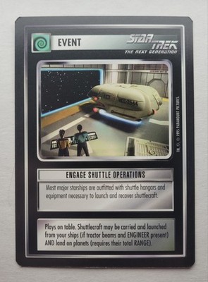 Star Trek CCG: ENGAGE SHUTTLE + BONUS | Uncommon | SAVE UP TO 25% | 1E Alt Univ