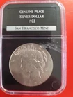 1922 Peace Silver Dollar $1 90% Silver Philadelphia Mint KM150 PCS Holder