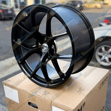 4pcs 19 X 9.5 Jdm Style Wheels 5x114.3 Et35 Cb73.1 Alloy Wheels Satin Black