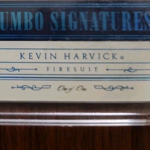 2016 1/1 Kevin Harvick Panini National Treasures Booklet Auto Signed view 3