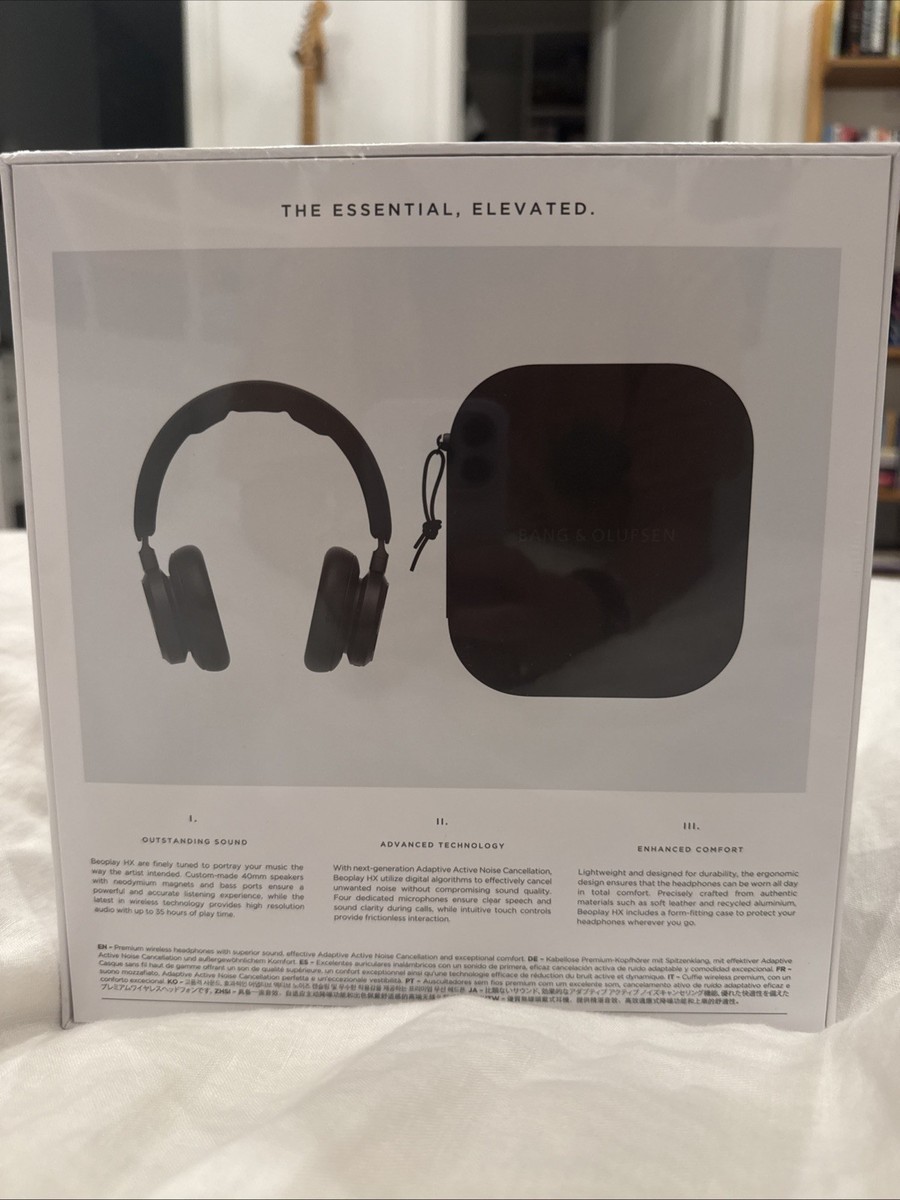 Bang & Olufsen BeoPlay HX Over Ear Wireless Headphones