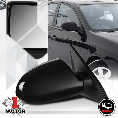 [R]Passenger Side Manual Adjust Foldable OE Replacement Mirror for 07-10 Elantra
