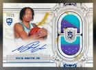 2023 Topps Royalty Nick Smith Jr Regalia Relic Sig Blue Rookie Patch Auto 14/25
